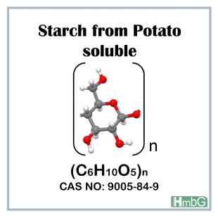Starch from Potato Soluble, PA, HmbG, 500 gm