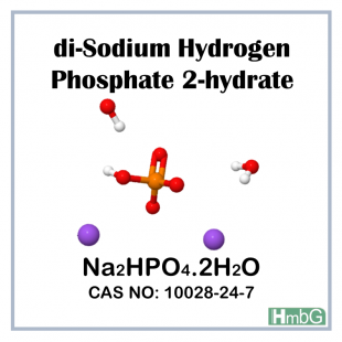 di-Sodium Hydrogen Phosphate 2-hydrate, CP, HmbG, 500 gm