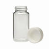 Specimen Vial 7 mL, OD22 x 39 mm White PP Screw Cap and PE Liner Clear Glass HmbG (100pcs/pack)