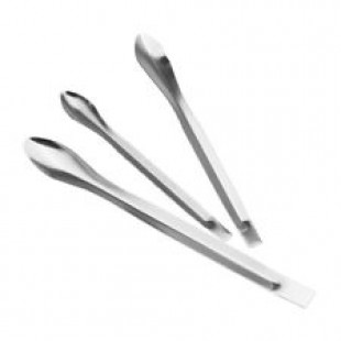 Spatula, 180 mm, Half Round (Scoopula), Stainless Steel (5pcs/pack)