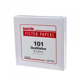 Filter Paper 101 Qualitative High Speed, D-15.0 cm, 100pcs/box, Smith (5pcs/pack)