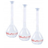 Volumetric Flask, 500 mL, Clear 'A' P/S Amber Printed, Iwaki 5645-500EX Borosilicate (4pcs/pack)