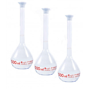 Volumetric Flask, 10 mL, GL/S Class A, Pyrex / Iwaki 5640-10 Borosilicate (10pcs/pack)