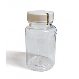 Specimen Vial 100 mL, OD-40 x H-120 x Neck ID-20.1 mm, White PP Screw Cap and Liner, Japan (200pcs/pack)