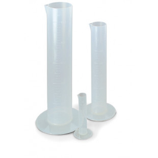 Plastic Measuring Cylinder, 2000 mL, Round Base, Polypropylene (1pc)