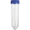 Centrifuge Tube, 50 mL, Conical Bottom, Blue Screw Cap, with Card Rack, 30 x 115 mm, Gamma Sterile, Polypropylene, 846 (25pcs/pack)