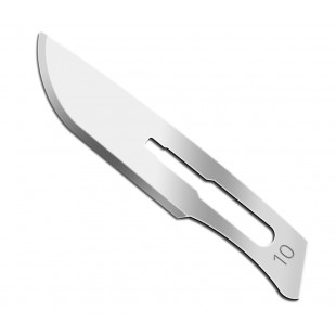 Scalpel Blade No.10, Carbon Steel, Non-Medical Usage (100pcs/box)