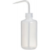 Safety Wash Bottle, 500 mL, Natural LDPE (MOQ 4pcs/pack)