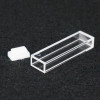 Quartz Cuvette 5 mm, 722, 13 x 7.5 x 45 with Teflon Cap, Quartz Rectangular (1pair)