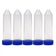 Centrifuge Tube, 50 mL, Conical Bottom, Blue Screw Cap, 30 x 115 mm, Non-Sterile, Polypropylene (25pcs/pack)