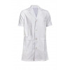 Lab Coat, White Cotton, Size XL, Short Sleeves, C51" x S18.5" x L39.5"