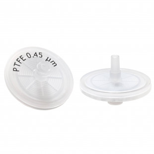 Syringe Filter Disposable 25 mm 0.45 µM (PTFE), Hydrophilic (100pcs/pack)
