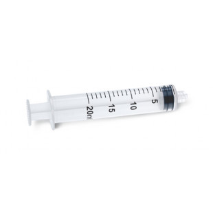 Syringe Luer-Lock, 20 mL, with Needle Plastic, Non-Medical Usage (20pcs/pack)