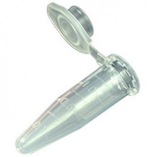 Centrifuge Tube Micro, 1.5 mL, Conical Bottom, Neutral Snap Cap with Gear Rim HP1012 (500pcs/pack)