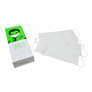 Safety Disposable Paper Type Face Mask for Dust and Filter, 50pcs/box (4box/pack)