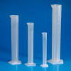 Plastic Measuring Cylinder, 100 mL, Hexagonal Base, Polypropylene (MOQ 10pcs/pack)
