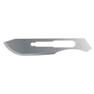 Scalpel Blade No.20, Carbon Steel, Non-Medical Usage (100pcs/box)