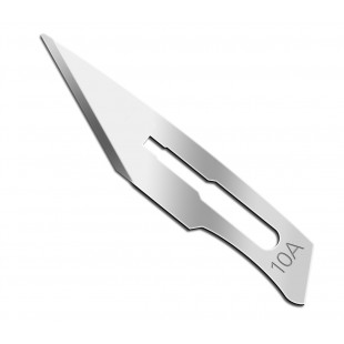 Scalpel Blade No.10A, Carbon Steel, Non-Medical Usage (100pcs/box)