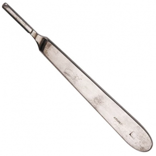 Scalpel Handle No.5, Overall Length 130 mm, Stainless Steel, Non-Medical Usage