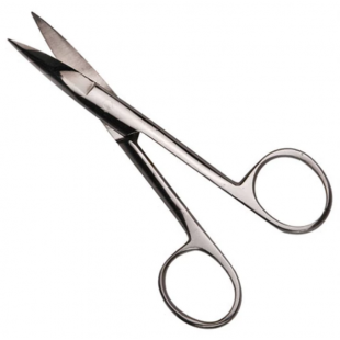 Scissors, 125 mm, Sharp / Curve, Closed Shanks, Non-Medical Usage