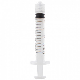 Syringe Luer-Lock, 2.5 mL, with Needle Plastic, Non-Medical Usage (20pcs/pack)