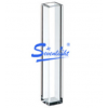 Micro Quartz Fluorescence cuvette(sample cup for fluorescence spectrophotometer/metal shell),(850ul)