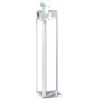 Closed Triangular Quartz Fluorescence Cuvette(with lug fluorescence detection sample cell), (1750ul)