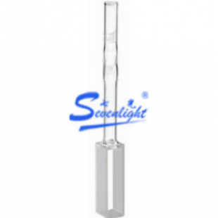 Segment Grade Welding Quartz Cuvette(with quartz tube colorimetric sample cell) , (3500ul)