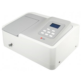 SP-UV1000 Spectrophotometer, 200~1000 nm Tungsten Lamp & Deuterium Lamp, Including 4 Glass Square Cuvettes and 2 Quartz Square Cuvettes (Package Contain), DLAB